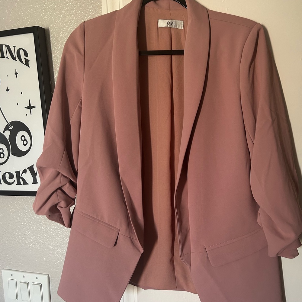 NWOT women’s pink blazer